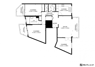  Appartement � vendre 4 pi�ces 90 m�