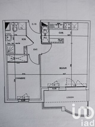  Appartement � vendre 2 pi�ces 40 m�