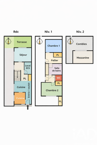  Maison � vendre 4 pi�ces 80 m�