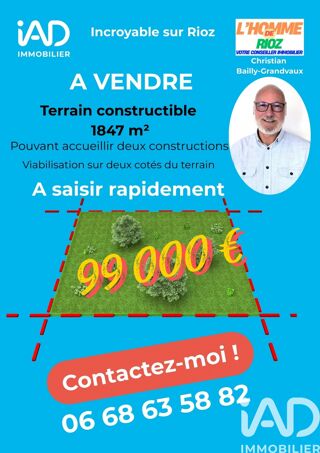  Terrain  vendre 1847 m