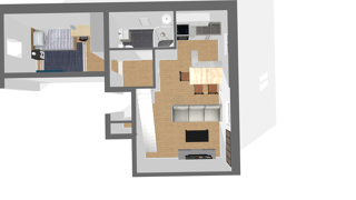  Appartement  vendre 2 pices 48 m