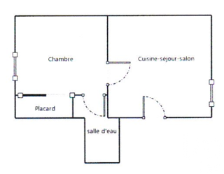  Appartement � vendre 2 pi�ces 47 m�