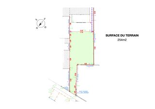  Terrain � vendre 254 m�