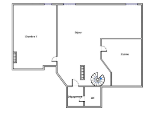  Appartement � vendre 3 pi�ces 56 m�