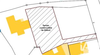  Terrain � vendre 654 m�