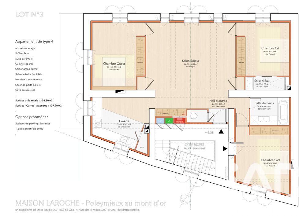 Vente Appartement Vente Appartement 3 pi�ces Poleymieux-au-mont-d'or
