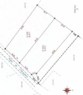  Terrain � vendre 1026 m�