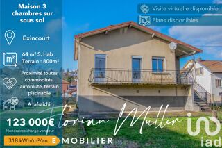  Maison  vendre 4 pices 64 m