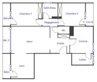  Appartement � louer 3 pi�ces 73 m�