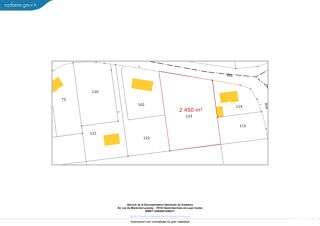  Terrain  vendre 2450 m