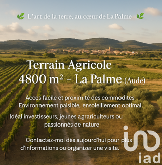  Terrain � vendre 4800 m�
