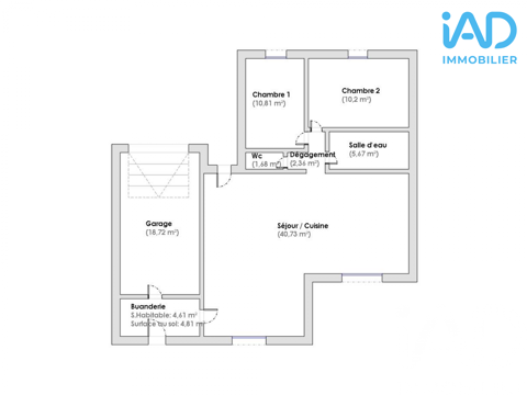  Maison  louer 3 pices 76 m