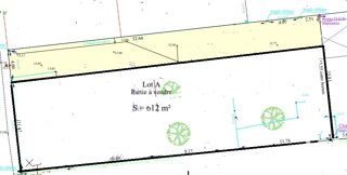  Terrain � vendre 612 m�