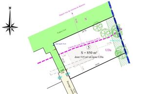  Terrain � vendre 850 m�