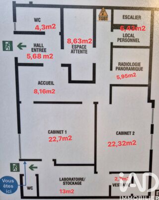  Immeuble � vendre 173 m�