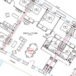  Appartement � vendre 4 pi�ces 83 m�