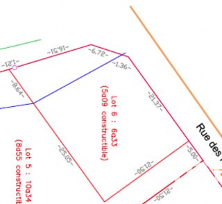  Terrain � vendre 635 m�