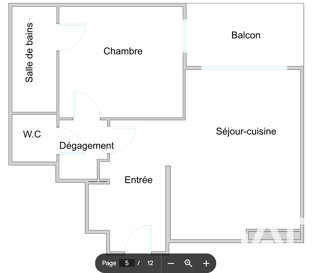  Appartement � vendre 2 pi�ces 50 m�