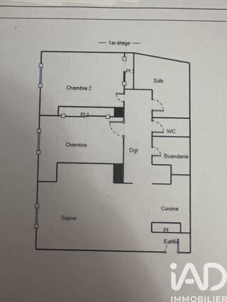  Appartement � vendre 3 pi�ces 54 m�