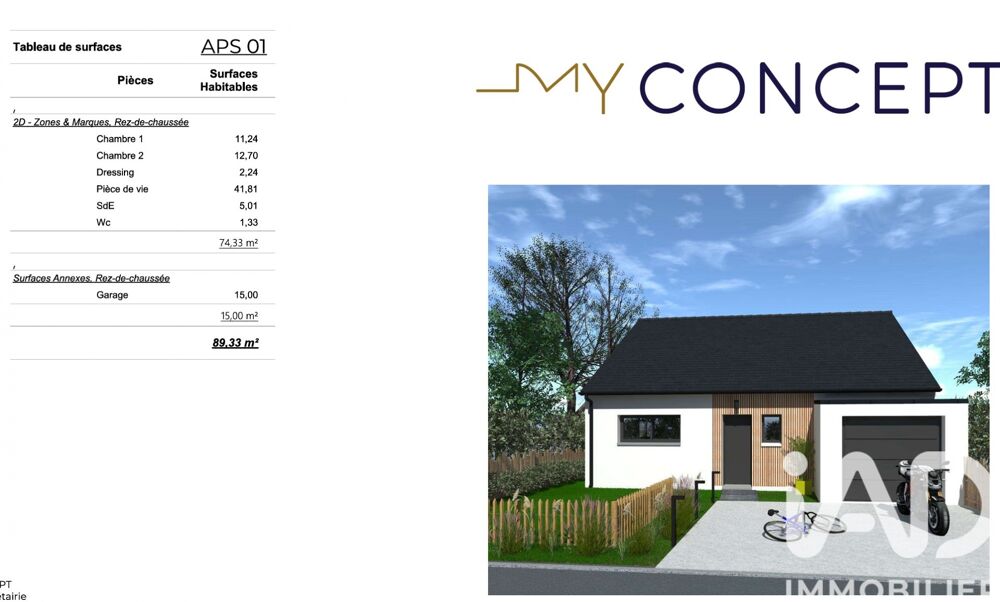 Vente Terrain Vente Terrain � b�tir 560 m&sup2; Pipriac