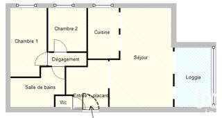  Appartement � vendre 3 pi�ces 86 m�