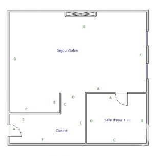  Appartement � vendre 1 pi�ce 28 m�