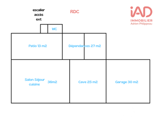  Maison  vendre 3 pices 80 m