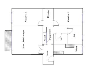  Appartement � vendre 3 pi�ces 64 m�