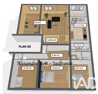  Appartement � vendre 5 pi�ces 102 m�