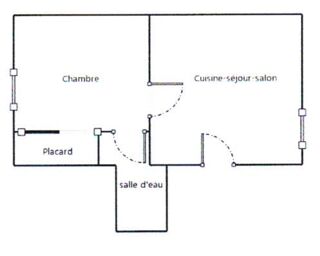  Appartement � vendre 2 pi�ces 47 m�