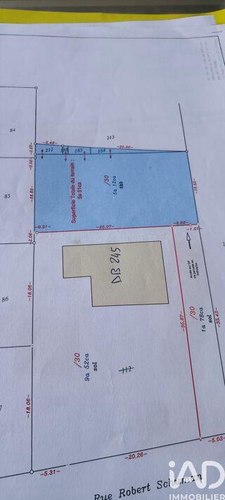  Terrain � vendre 729 m�