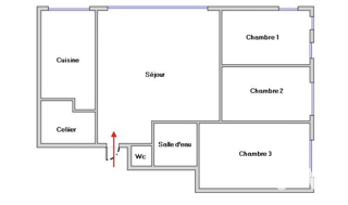  Appartement � vendre 4 pi�ces 79 m�