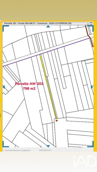  Terrain � vendre 1113 m�