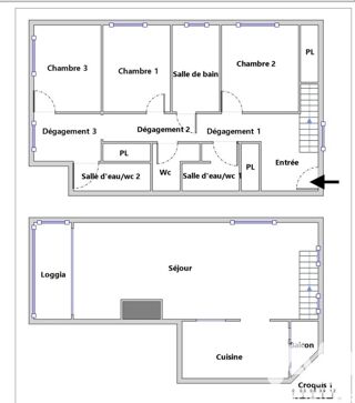  Appartement � vendre 5 pi�ces 124 m�