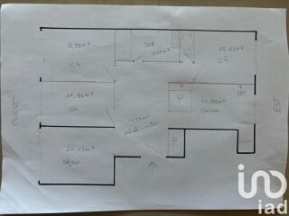  Appartement � vendre 4 pi�ces 84 m�