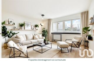  Appartement  vendre 2 pices 46 m