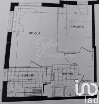  Appartement � vendre 2 pi�ces 45 m�