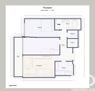  Appartement � vendre 3 pi�ces 59 m�