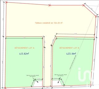  Terrain � vendre 720 m�