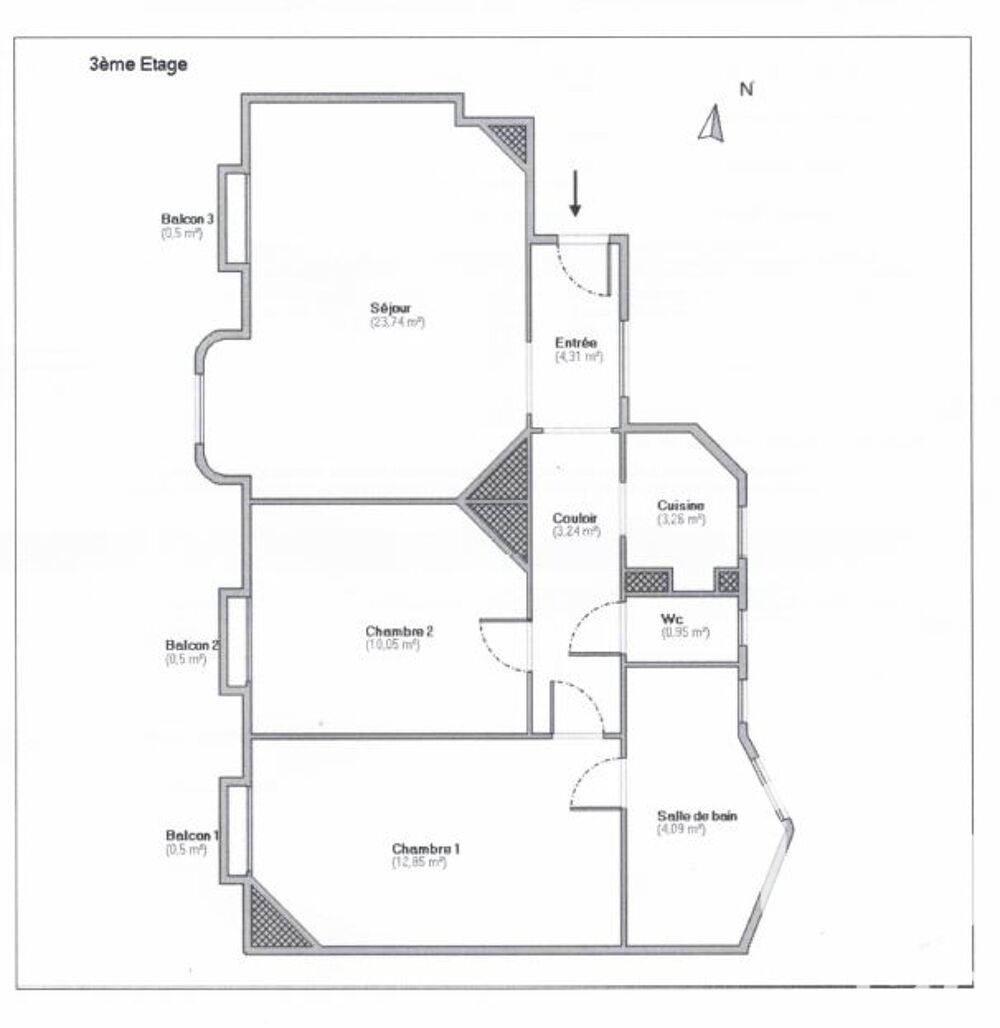  vendre  Appartement Paris 15