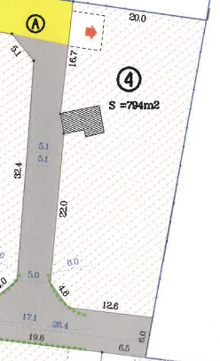  Terrain � vendre 794 m�