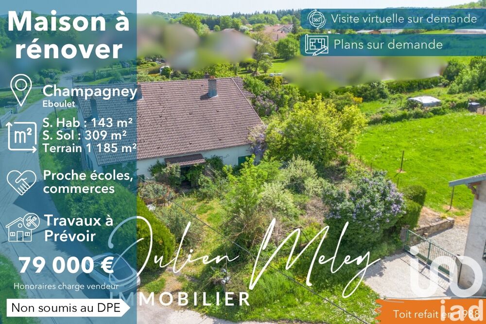 Vente Maison Vente Maison/villa 7 pices Champagney