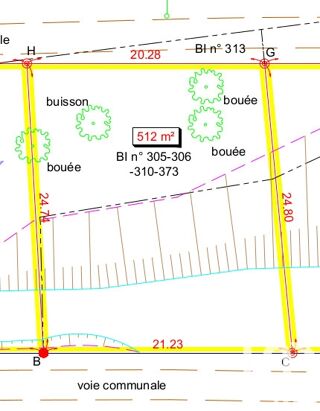  Terrain � vendre 512 m�
