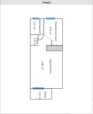  Appartement � vendre 1 pi�ce 18 m�