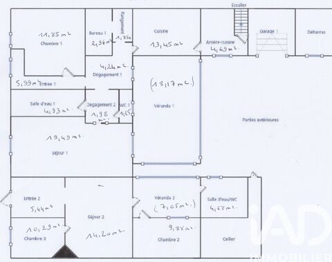   Vente Maison/villa 6 pi�ces Maison - 6 pi�ce(s) - 207 m�