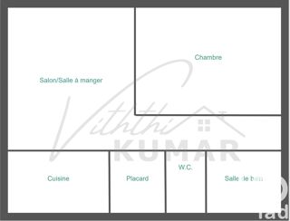  Appartement � vendre 2 pi�ces 42 m�