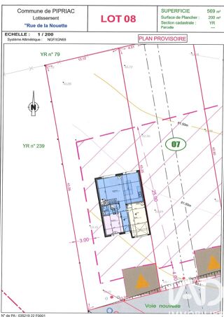  Terrain � vendre 569 m�