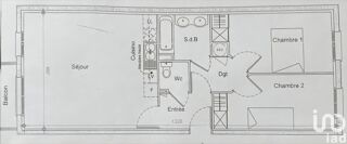  Appartement  vendre 3 pices 63 m