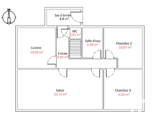  Maison � vendre 8 pi�ces 96 m�