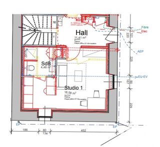  Appartement � vendre 1 pi�ce 23 m�